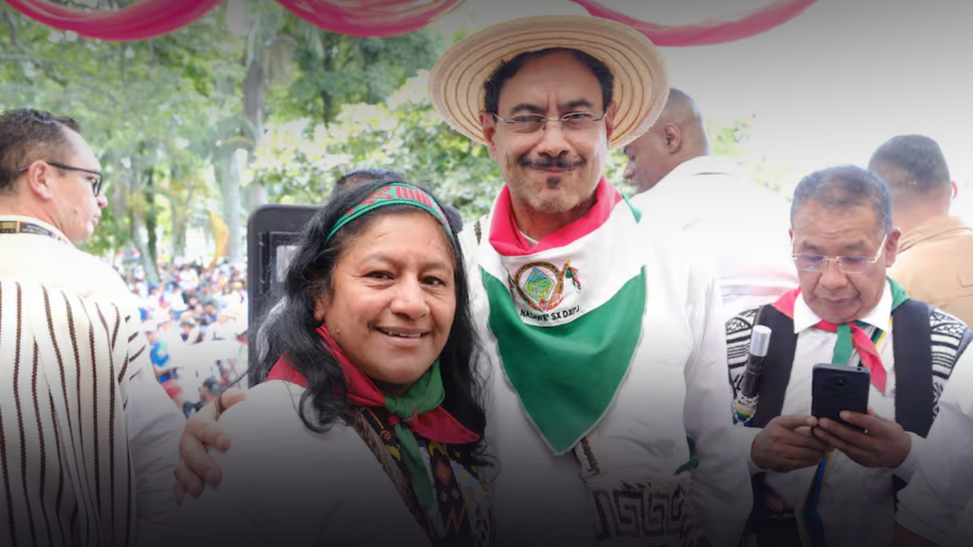 Nadie la esperaba Quilcué, la carta indígena con la que Cepeda quiere ganar la presidencia