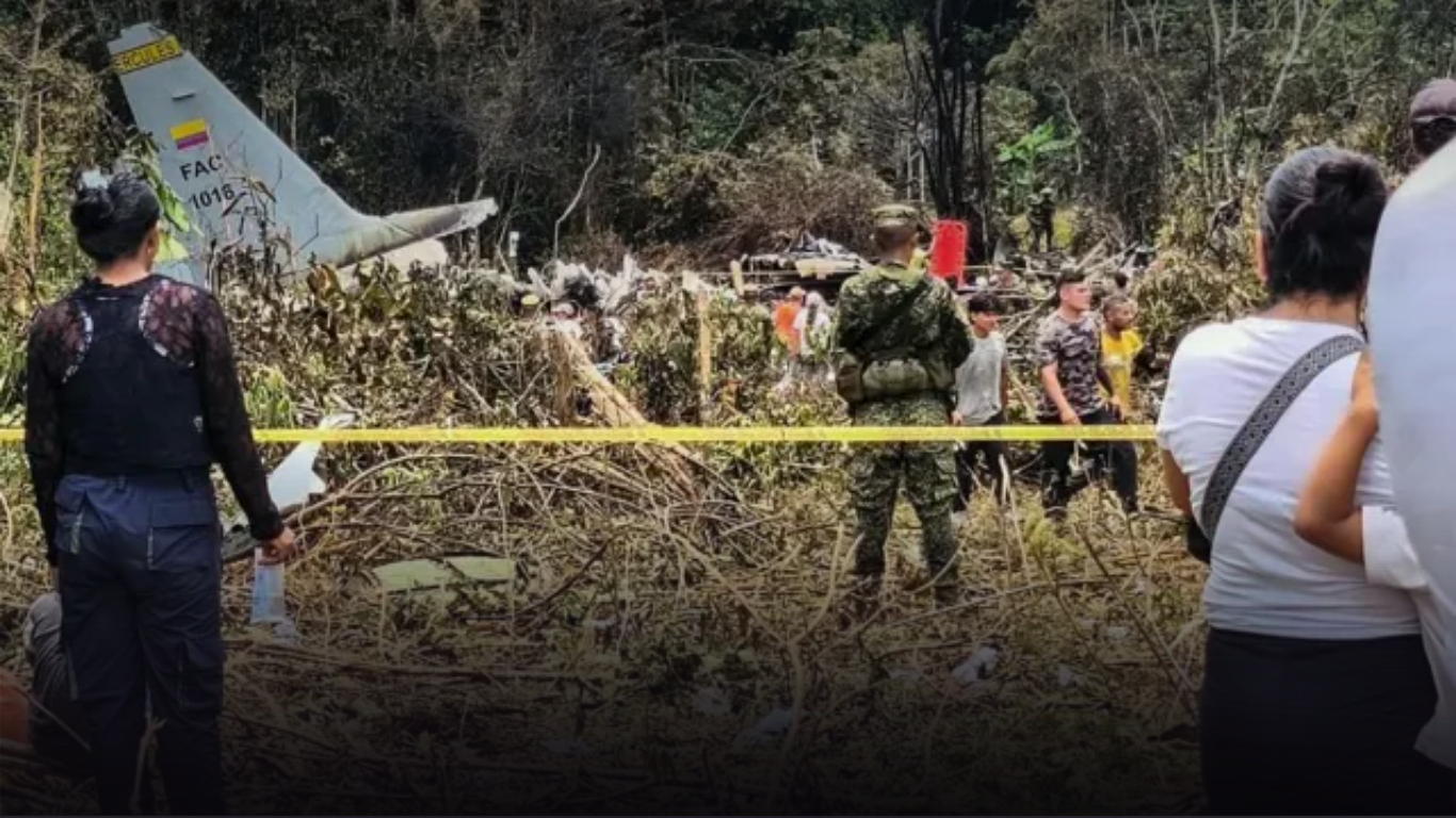 Se estrella avión militar en Putumayo: 66 muertos, 57 heridos y cuatro desaparecidos