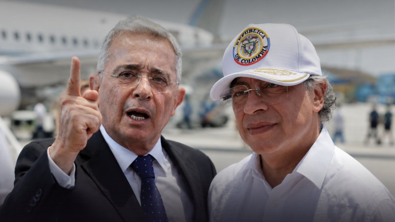 Uribe defendió el permiso de Petro para salir del país y lo respaldó el propio expresidente: "Tiene toda la razón" 